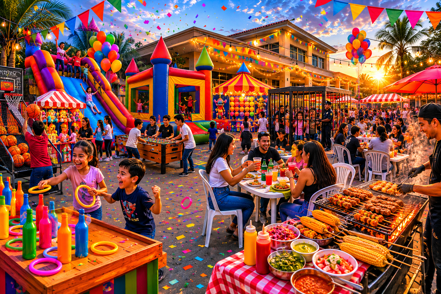 Evento de kermesse familiar
